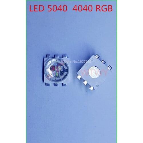 50pcs ProLight opto High Power LED 5040 4040 RGB 3-in-1 1W RGB Full Color PP6N-1LFE-P Entertainment Lighting Application