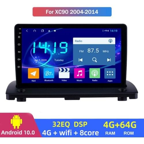 Android 10.0 Car Multimedia Auto Radio 4G+64G for Volvo XC90 Navigator car GPS All-in-One Navigation Machine Built-in CarPlay