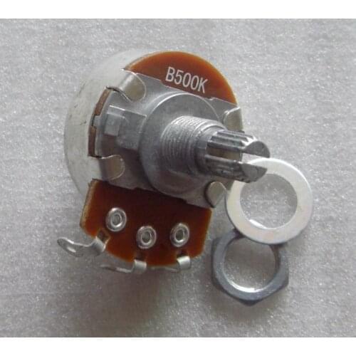 Sell Free Shipping 10pcs/Pack 24MM B500K 15mm handles guitar pots guitar volume potentiometers