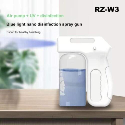 RZ W3 Disinfectant Sprayer Wireless Nano Steam Spray Gun Disinfectant Diffuser Atomizer Sterilizing Water Sprayer Machine Gun
