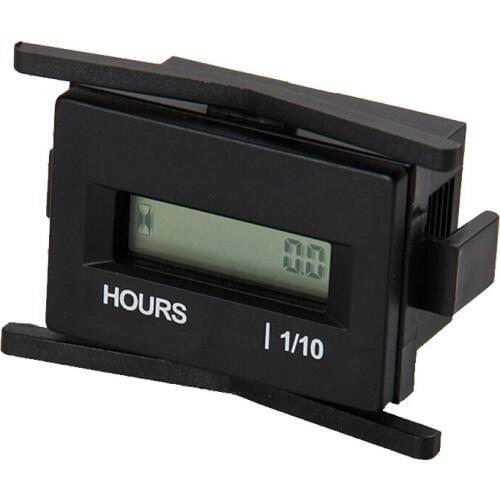 Digital LCD Hour Meter DC 4.5-60V for Motocross ATV Dirt Bike Diesel Gasoline Log Splitter Cutter Truck Snowmobile Boat Jet Ski