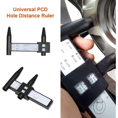 Car ugs Hub Pitch Measurement Tool Universal Wheel Circle Tyre Diameter Gauge Meter Auto Inspection Tool