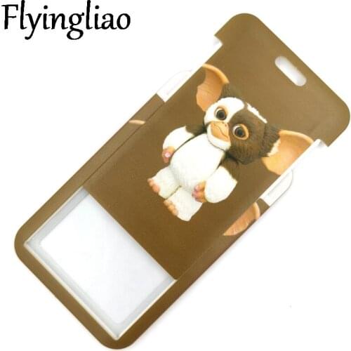 Gremlins Gizmo Cartoon Credit Card ID Holder Bag Student Women Travel Bank Bus Business Card Cover Badge Accessories Gifts