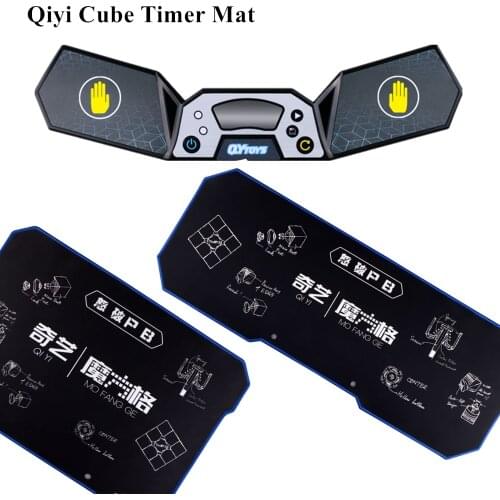 Qiyi Cube Timer Mat Speeding Competition Timer Training Mat Speed Cube WCA Puzzle Kids Educational Toys Magic Cube