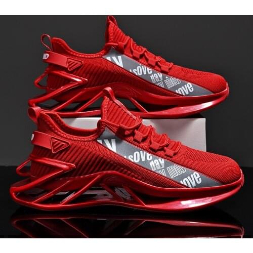 Trend 2020 Blade Men Running Shoes Athletic Sport Shoes For Men Casual Breathable Men Platform Chunky Sneakers