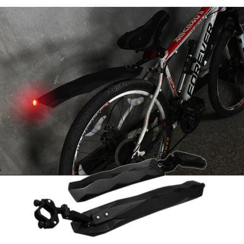FTW Bicycle Fender with LED quick release fender mountain bike mud remove mud clean trolley fenders cycling accessories BF2031