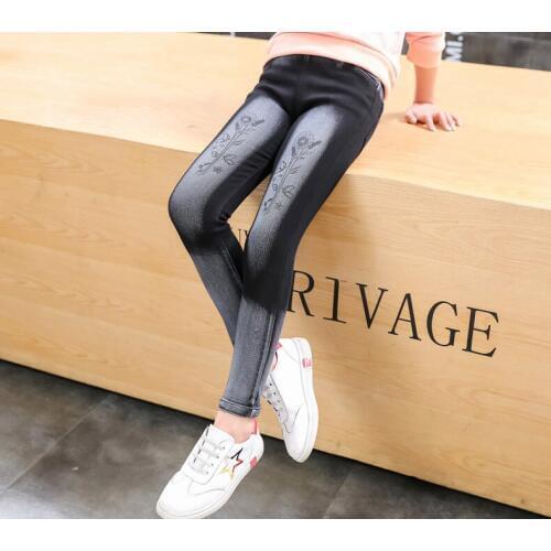 Girls leggings new Elasticity children pencil pants Cotton Skinny Trousers Korean fashion slim pants for Girls