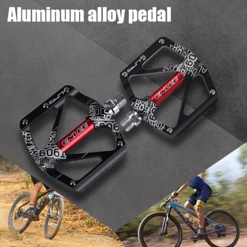 Hot Mountain Bicycle Pedals Aluminum Antiskid Durable Bicycle Cycling 3 Bearing Pedals for Leisure BMX Road Bike