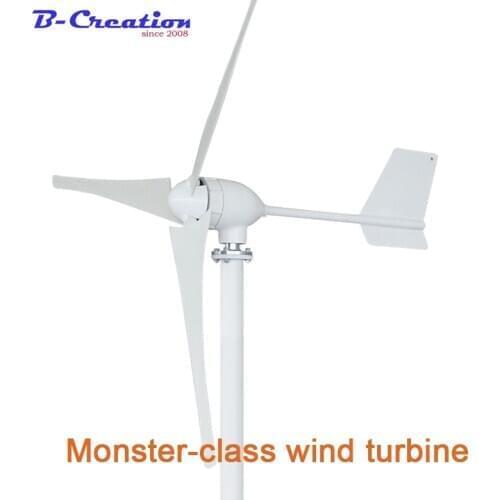 THE BEST Monster level Wind Generator 800W 24v 48v Wind Turbine + 800w Wind Power Charge Controller, For House, Marine and Land