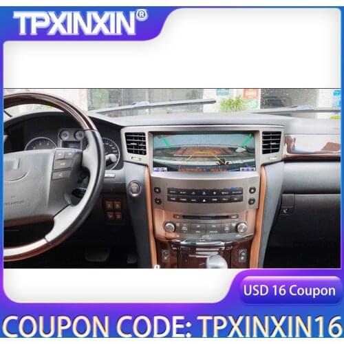 12.3 inch 6G+128GB Android 10 For Lexus LX570 Multimedia Car Radio GPS Navigation Stereo Vertical Screen Head unit Tape Recorder