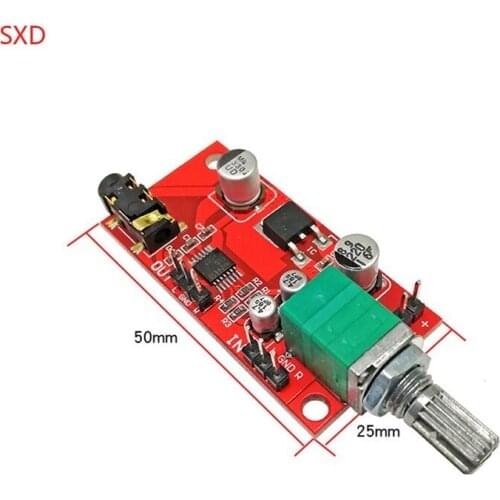 5pcs MAX4410 mini amplifier board headset amplifier module can replace NE5532 amplifier before amplifier amplifier 80mw*80mw