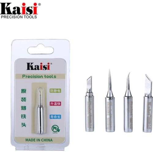 Kaisi Lead-Free Soldering Iron Tip 900M-T-I/SI/SK/K Welding Sting Solder Iron Tips For BGA Rework Soldering Station Repair Tools