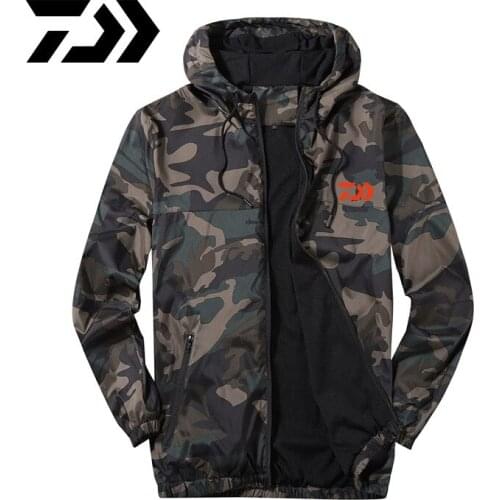 New DAIWA Winter Fishing Shirts Ultrathin Hooded Outdoor Camping Fishing Clothing Quick Dry Fishing Jackets Sports Clothes M-4XL