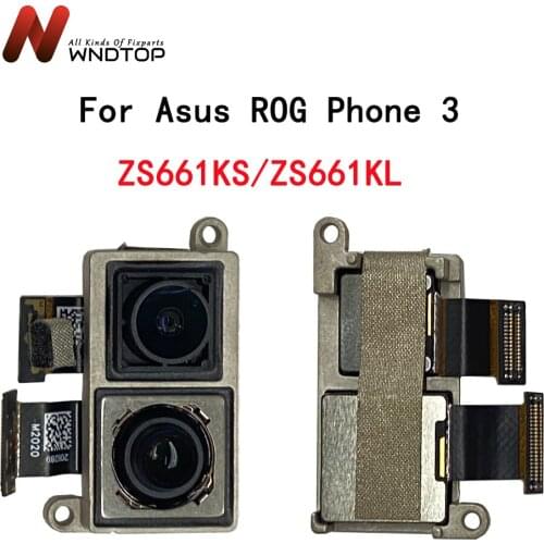 Original For Asus ROG Phone 3 Back Camera ZS661KS Main Big Camera Flex Cable ZS661KL Rear Camera