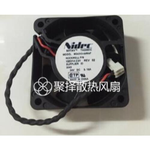 Original Nidec M34313-55RAF DC24V 0.16A 6cm AB Inverter Fan