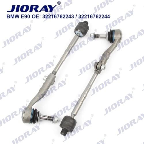 JIORAY Front Steering Tie Rod Head Assembly For BMW 1/3 Series E90 E91 E92 E93 E81 E82 E87 E88 X1 E84 32216762243 32216762244