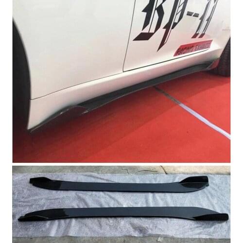 High quality Carbon Fiber Side Skirts Kit Lip Splitters Bumper Cover Fits For Jaguar F-TYPE 2014 2015 2016 2017 2018 2019