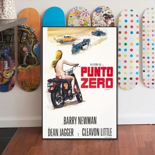 Vanishing Point Movie Posters Original Painting Canvas Print Nordic Home Decor Wall Art Picture For Living Room Frameless