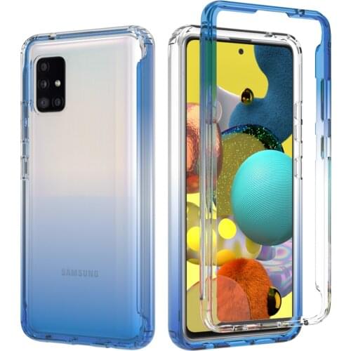 Transparent Clear Case for Samsung Galaxy A51 5G SM-A516B Silicone Phone Back Bag for Samsung A51 5G Full Hard Protective Shell