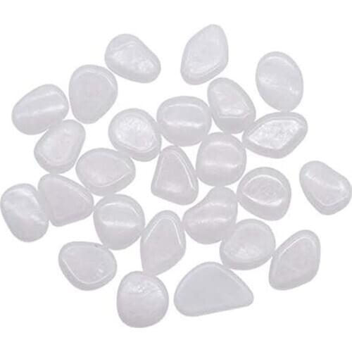 500Pcs Luminous Pebbles, Backyard Decoration, Yard Decorations, Outdoor Decoration, Luminous Stone Garden Rocks