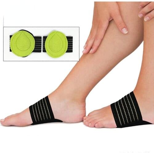 Thick Section Thin Green Footpad Unisex Breathable Comfort Running Foot Pad Footbone Correct Flat Feet Flexible Design
