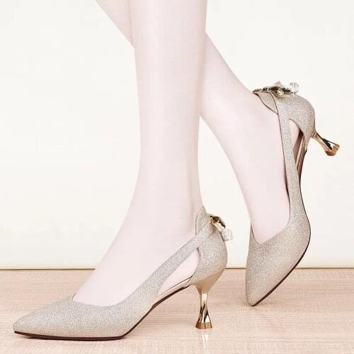 Femmes Hauts Talons Women Cute Black Comfortable Spring High Heel Pumps Lady Casual Summer High Heel Shoes Office Shoes G5419