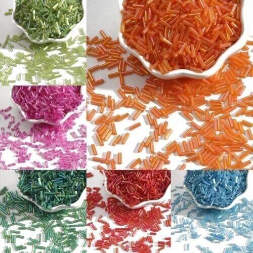 2x7mm Charm Czech Crystal Glass Seed Beads For Girls Party DIY Bracelet Necklace Earring Jewelry Making Accessories 14 colors