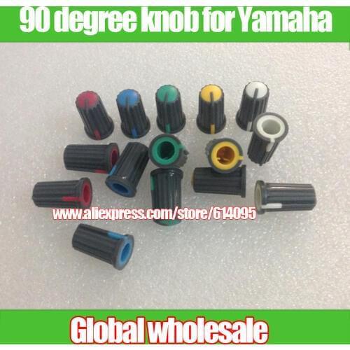 50pcs For Yamaha Mixer Console Knob Cap / 90 degrees Half axle Potter Knob Hat Playing discs DJ Knob