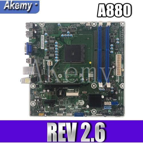 For HP A880 motherboard MS-7906 REV 2.6 808920-002 mainboard Fully tested