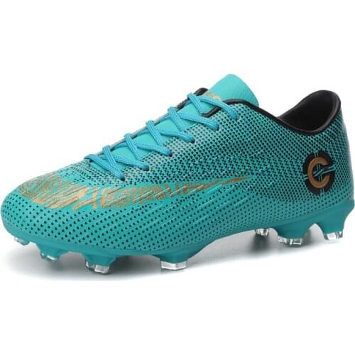 Men Women Children Indoor Outdoor Soccer Shoes Kids Football Boots Boys Girls Breathable Soccer Cleats Antiskid Football Shoes