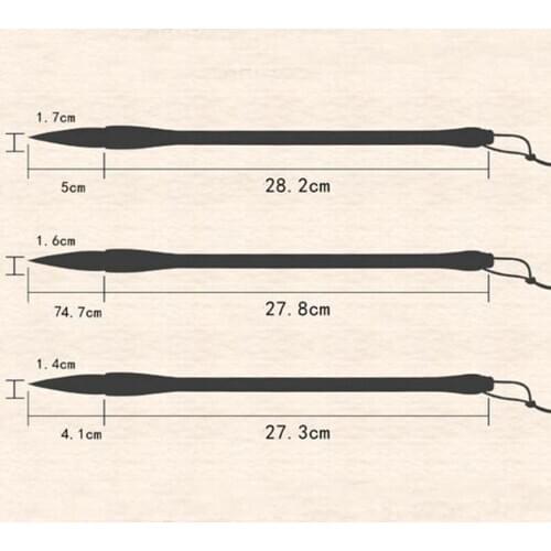 EZONE Wooden Writing Brushes Wolf Hair Traditional Chinese Calligraphy Painting Practice Festival Couplets Regular Script Supply