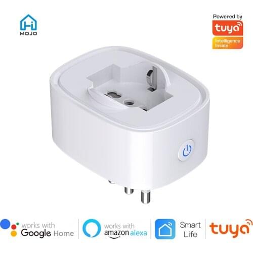 HIMOJO Italien Smart Stecker WiFi Buchse 16A Power Monitor Timing Funktion APP Control Buchse Outlet Arbeitet Mit Alexa Google