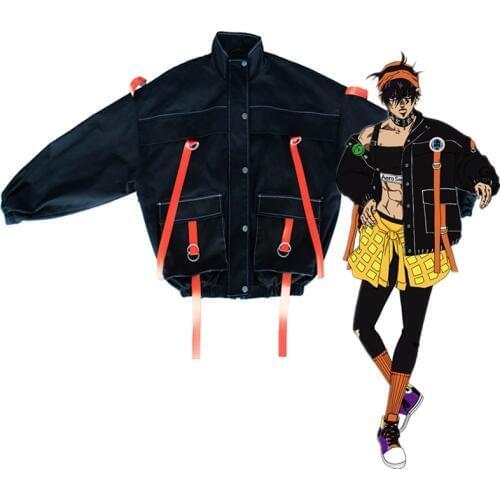 Narancia Ghirga Cosplay Costume Anime JoJo Bizarre Adventure Only Coat Autumn Winter Daily Coat Halloween Costume For Unisex