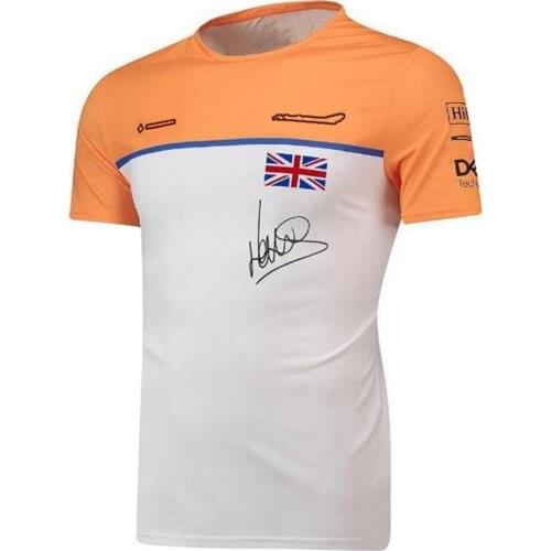 2021 Hot F1 Racing Suit Team Fans T-shirt Polo Shirt Mens Short Sleeve Car Workwear Summer Customized Plus