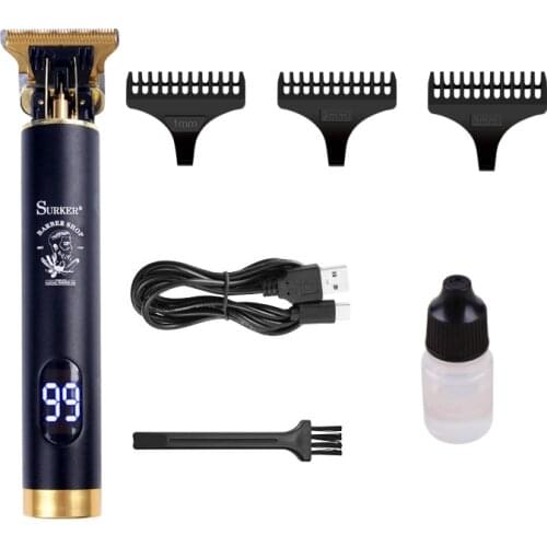 Hair Clipper for Men Hair Beard Trimmer Barber Clipper T-Outliner Hair Cutting Machine USB Rechargeable