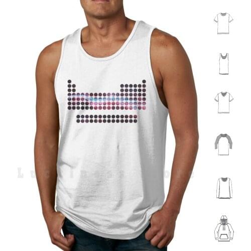Periodic Nebula tank tops vest 100% Cotton Physics Chemistry Periodic Table Science Nerdy Geek Nebula