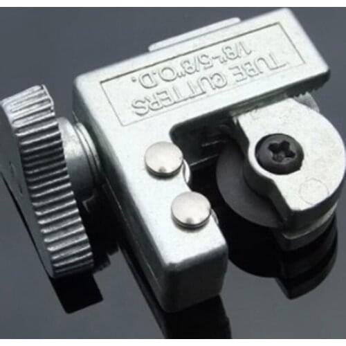 Mini Pipe Tube Cutter 1/8 to 5/8 Inch Tubing Soft Metal Pipe Cutter - for Copper Aluminum Brass PVC Plastic Cutting Tool