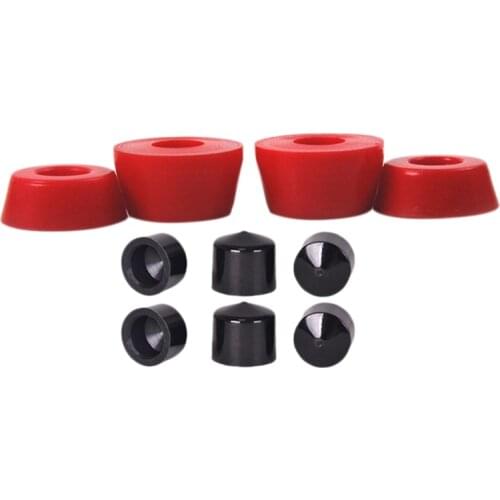Skateboard Truck Conical Cylinder Bushings Set with Vertices Hardware for Trucks Outdoor Skateboarding Accessories