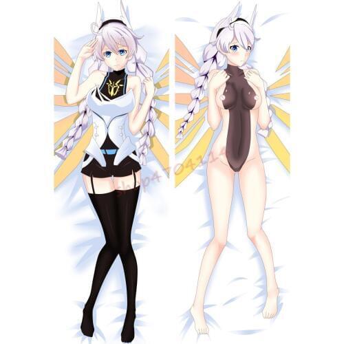 Natural cashmere / 2WAY / peach skin cashmere, sexy pillow case / throw pillow case - greenish orchid route-Kiana kaslana 3