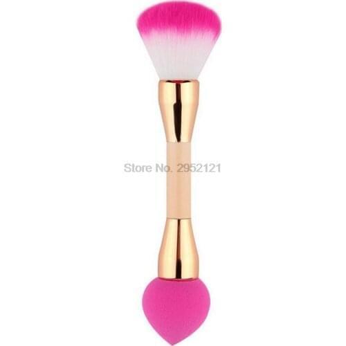 By ems or dhl 200pcs Double-ended Sponge Heads Shade Pen Powder Brush