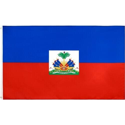 Yehoy hanging 90*150cm Ayiti ht Haiti Flag