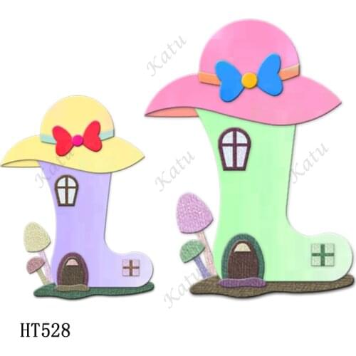 The mushroom house Cutting dies - New Die Cutting And Wooden Mold,HT528 Suitable For Common Die Cutting Machines On The Market