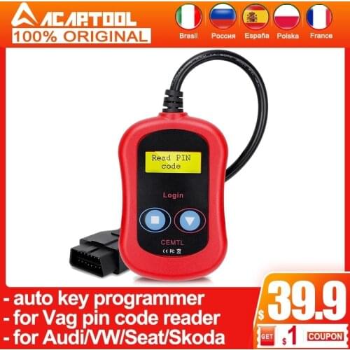 Obd2 for VAG Key Login Auto Key Programmer for audi for vw pin code reader for Seat for Skoda OBD 2 Car Diagnostic Tools