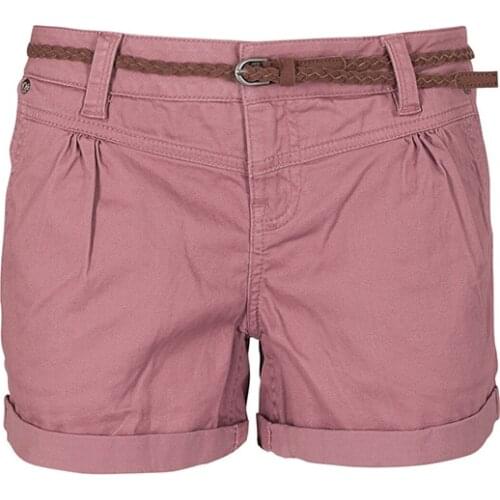 Plus Size S-5XL Women Retro High Waist Shorts 2021 Summer Casual Solid Shorts Belted Loose Pockets Female Shorts Streetwear