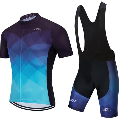 RCC SKY Mens Cycling Clothing Cycling Short Sleeve Jerseys Sets Summer Triathlon Skin suit Quick Dry Breathable Anti-UV