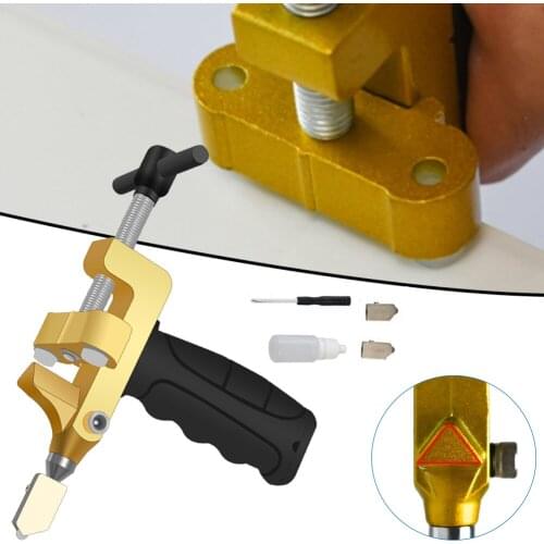 Professional Handheld Oil-filled Diamond Glass And Ceramic Tile Cutter Function Two In One Construction Tools Dropshipping