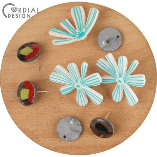 Cordial Design Earrings Stud/Flower Shape/Jewelry Accessories/DIY Earrings Making/Hand Made/Jewelry Findings & Components