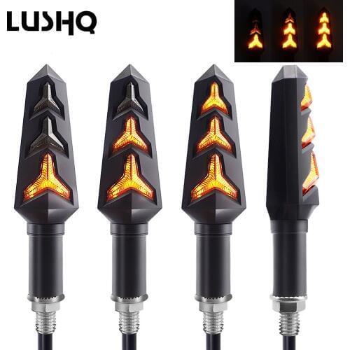 Turn signals motorcycles motos led Flowing Flashing indicators For suzuki dr 650 ltz 400 gsf 600 burgman 400 marauder bandit 600