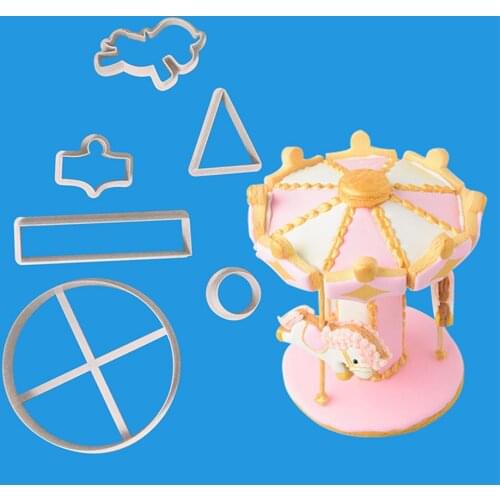 Rotating Small Horse Silicone Mold Fondant Mould Cake Decorating Tools Chocolate Mold Sugarcraft Kitchen Accessories