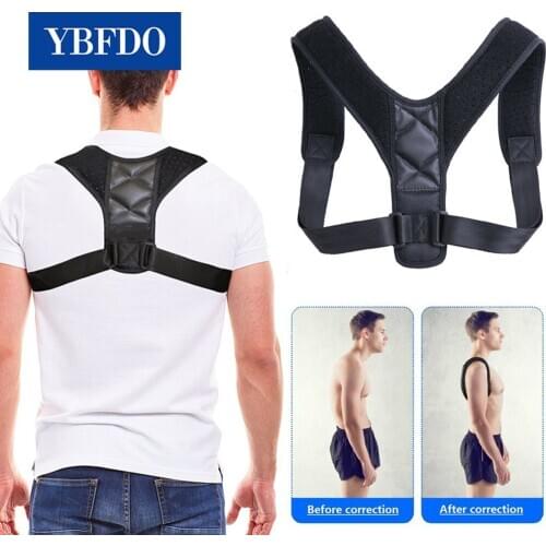 YBFDO Adjustable Therapy Posture Corrector for Men Shoulder Support Back Brace Posture Correction Back Support Shoulder Belt